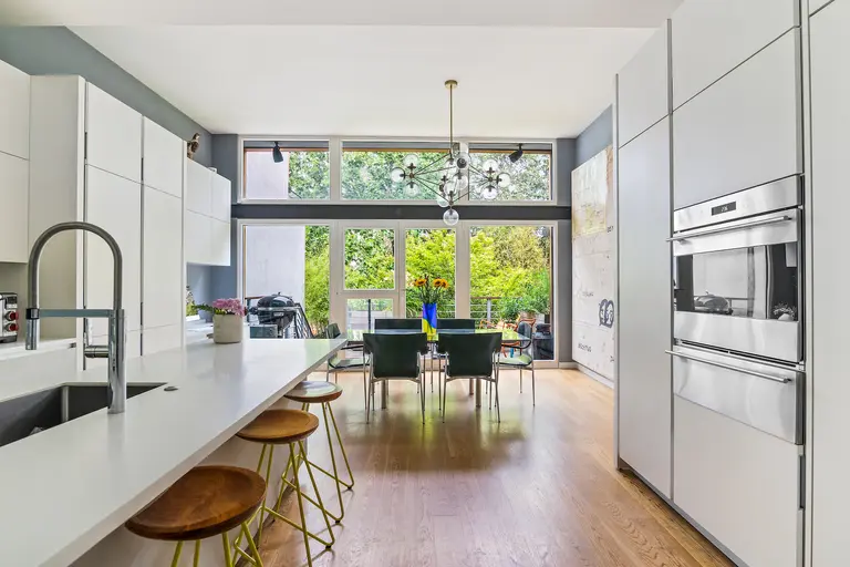For $2.8M, this two-family Red Hook home with endless outdoor space is a modern townhouse dream