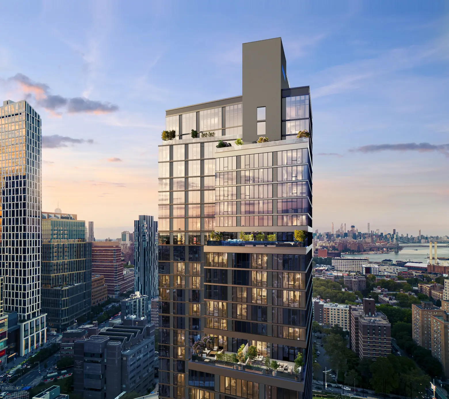 All-electric 30-story tower with 324 apartments and academic space breaks ground in Downtown Brooklyn