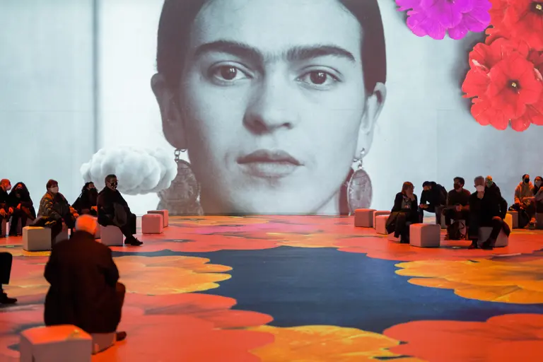 An immersive art exhibit honoring Frida Kahlo is opening in Brooklyn