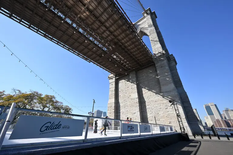 Brooklyn Bridge Park’s new ice skating rink is now open