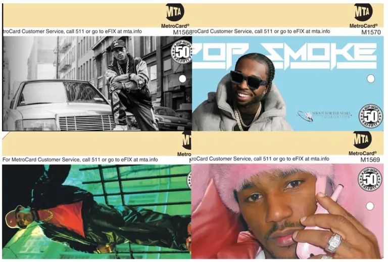 New York hip-hop legends featured on limited-edition MetroCards