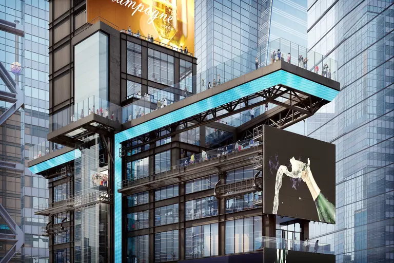 $500M One Times Square revamp includes outdoor viewing deck, museum, and even more ads