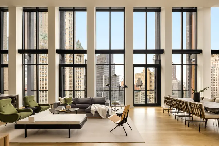 Asking $19.5M, a penthouse in Richard Rogers’ first U.S. residential project in FiDi